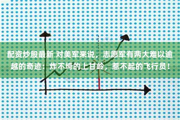 配资炒股最新 对美军来说，志愿军有两大难以逾越的奇迹：炸不垮的上甘岭，惹不起的飞行员！