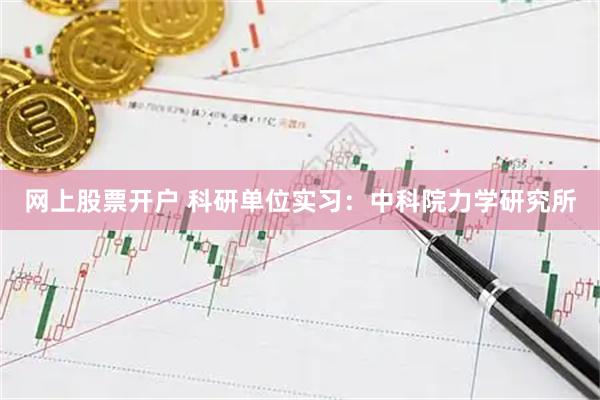 网上股票开户 科研单位实习：中科院力学研究所